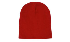 Acrylic Beanie - CM4244 - Red