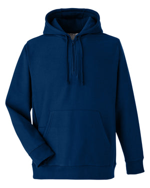 Team 365 Unisex Zone HydroSport™  Heavyweight Quarter-Zip Hooded Sweatshirt