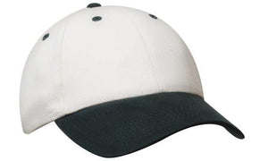 Heavyweight Sports Cap Two Tone - White With Bottle