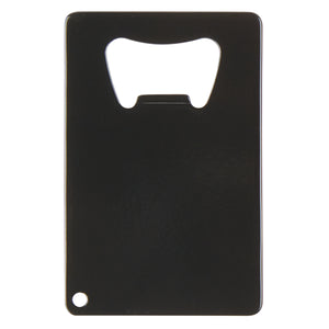 Credit Card Shaped Bottle Opener - Black