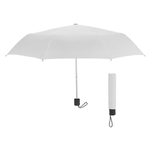 42" Arc Telescopic Umbrella With 100% RPET Canopy - White