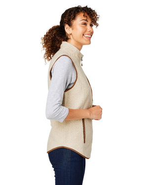 North End Ladies' Aura Sweater Fleece Vest - Side