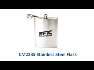 This stainless steel flask will keep your beverage cool and makes a classy gift. It comes in a black gift box.