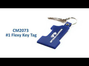 Keytag in the shape of a #1, great option for real estate agents, automotive industry, and dealerships. 