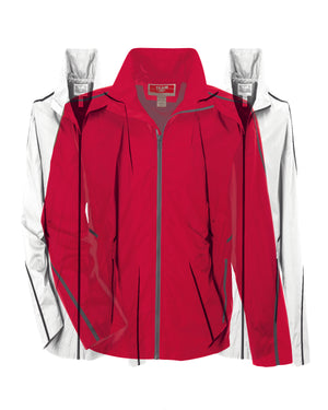 Team 365 Adult Conquest Jacket with Mesh Lining - Sport Red