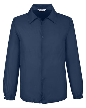 Team 365 Adult Zone Protect Coaches Jacket - Sport Dark Navy