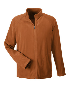 Team 365 Men's Campus Microfleece Jacket - Sport Bnrt Ornge