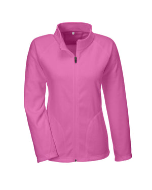 Team 365 Ladies' Campus Microfleece Jacket - Sport Chrty Pink