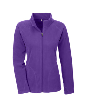 Team 365 Ladies' Campus Microfleece Jacket - Sport Purple