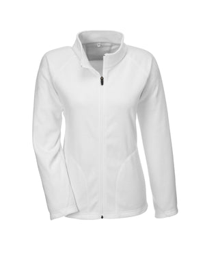 Team 365 Ladies' Campus Microfleece Jacket - White