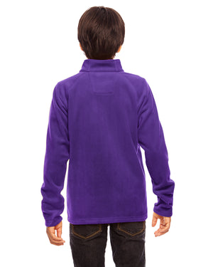 Team 365 Youth Campus Microfleece Jacket - Back