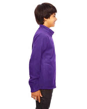 Team 365 Youth Campus Microfleece Jacket - Side