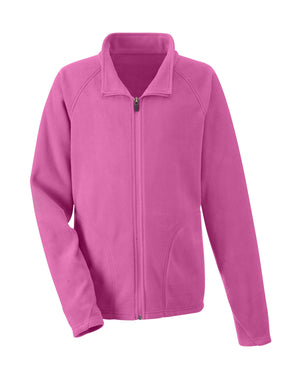 Team 365 Youth Campus Microfleece Jacket - Sport Chrty Pink