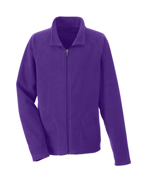 Team 365 Youth Campus Microfleece Jacket - Sport Purple